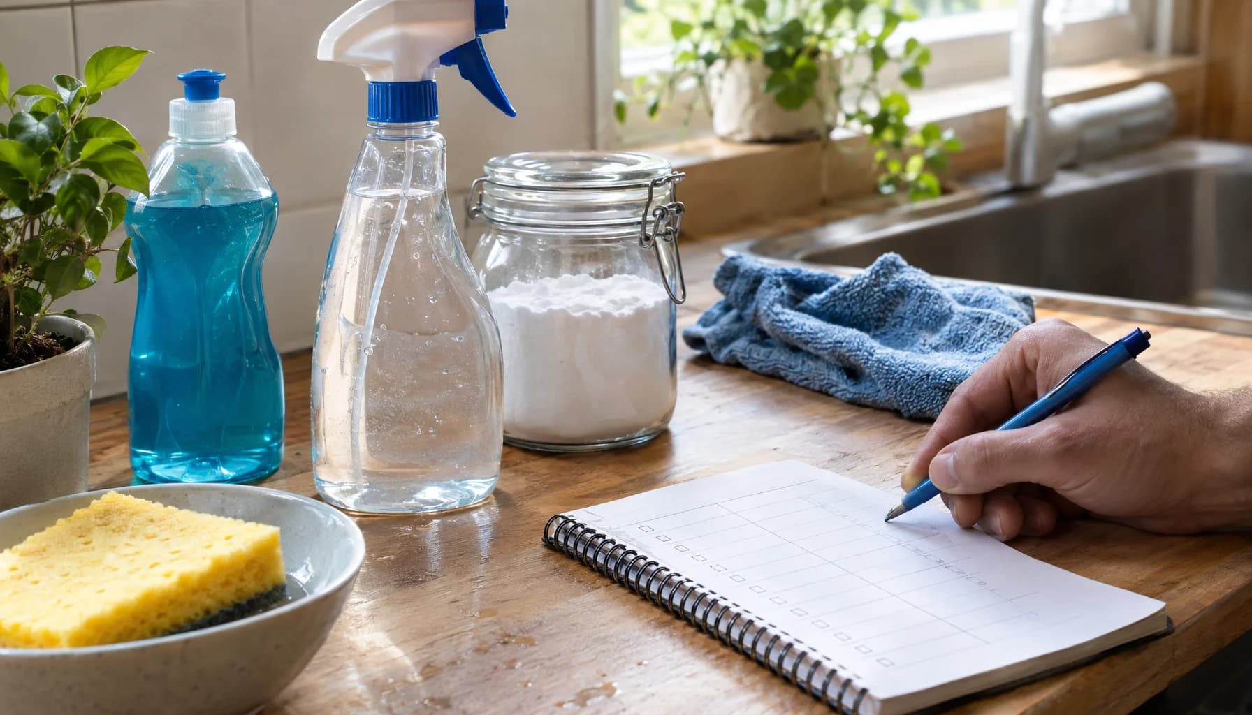 Realistic Cleaning Schedule: 28 Tasks Split by Day and Daily Habit